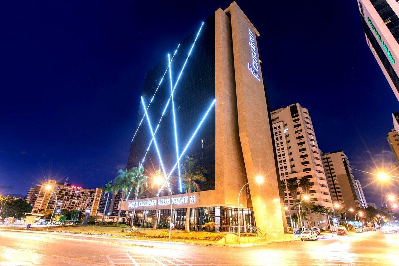 Cullinan Hplus Premium برازيليا المظهر الخارجي الصورة The hotel at night